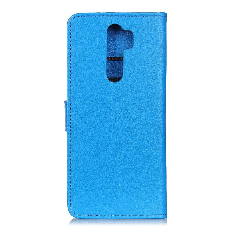 Lederhüllen Für Xiaomi Redmi 9 Premium-litschi-ledereffekt