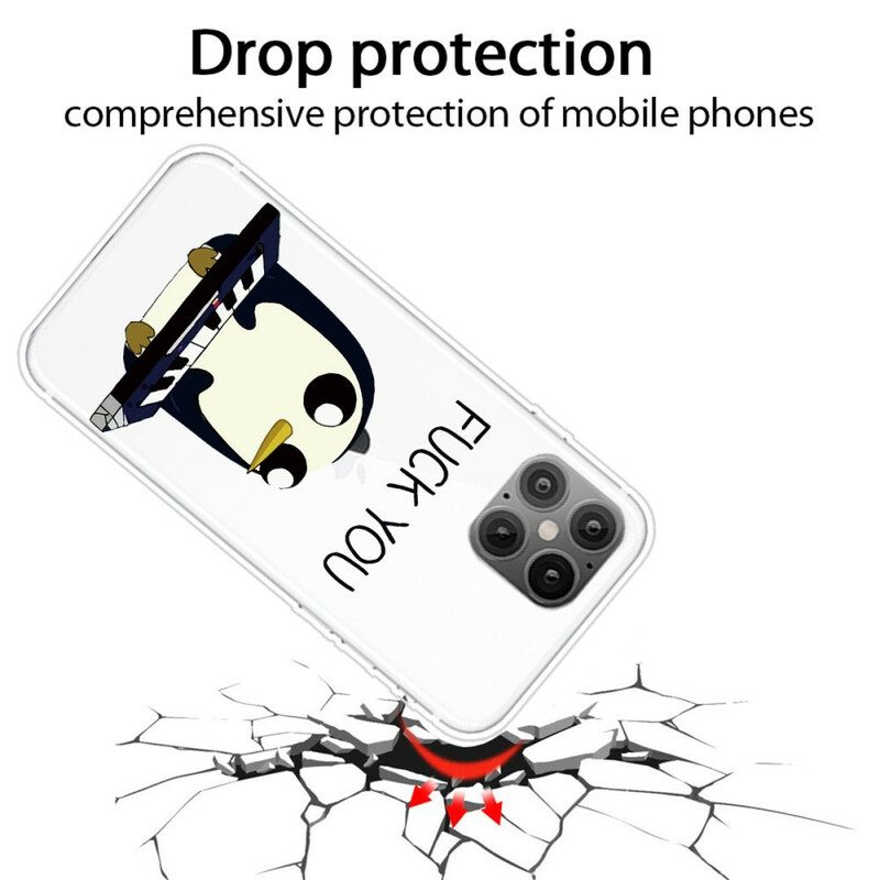 Hülle Für iPhone 12 Mini Pinguin Fick Dich