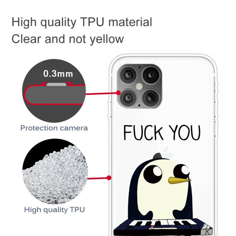 Hülle Für iPhone 12 Mini Pinguin Fick Dich