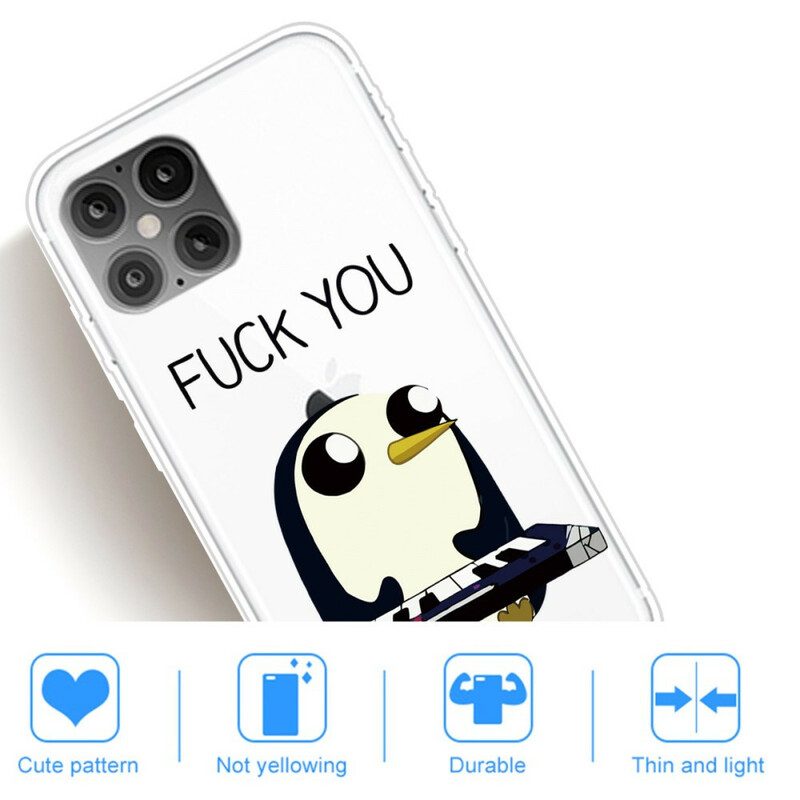 Hülle Für iPhone 12 Mini Pinguin Fick Dich