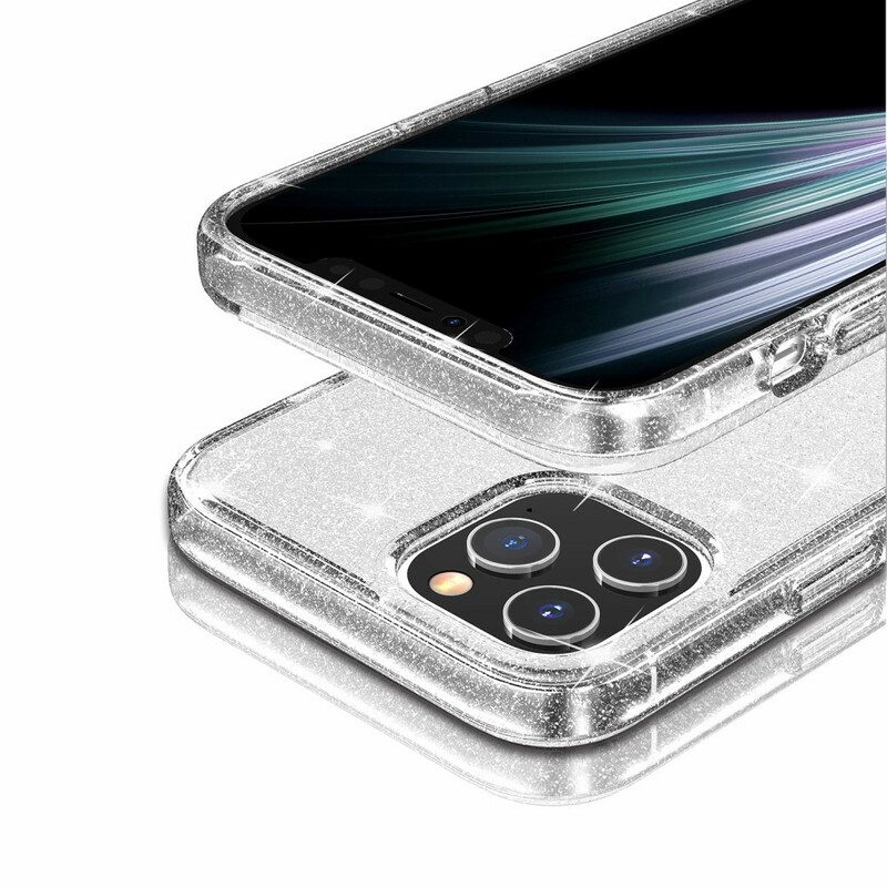 Hülle Für iPhone 12 Mini Transparente Pailletten