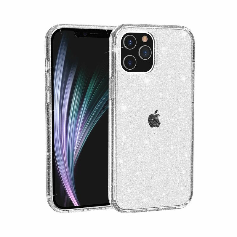 Hülle Für iPhone 12 Mini Transparente Pailletten