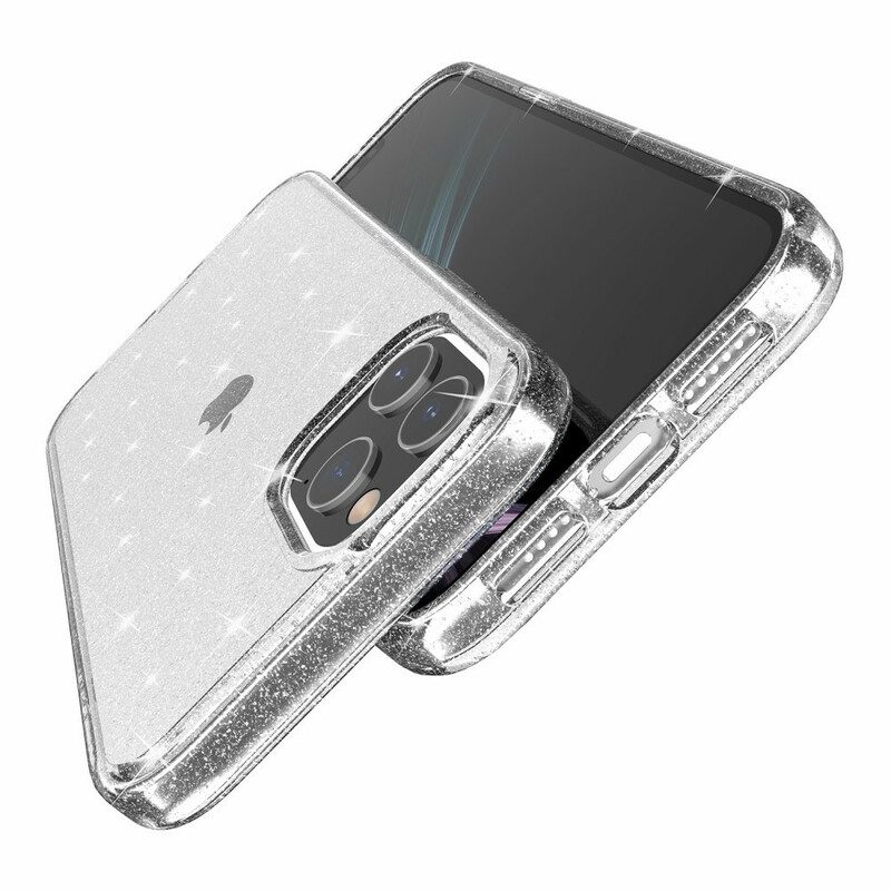 Hülle Für iPhone 12 Mini Transparente Pailletten