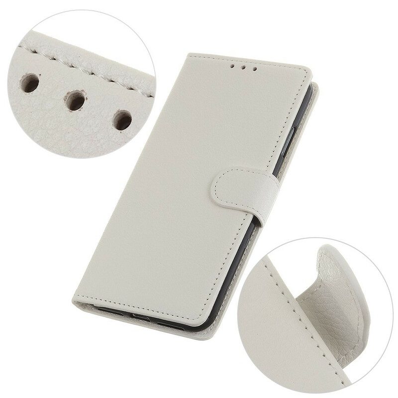 Lederhüllen Für iPhone 12 Mini Litschi-kunstleder