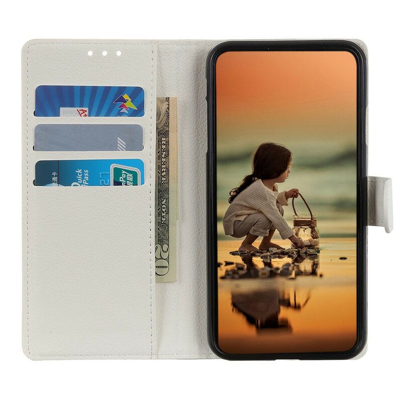 Lederhüllen Für iPhone 12 Mini Litschi-kunstleder