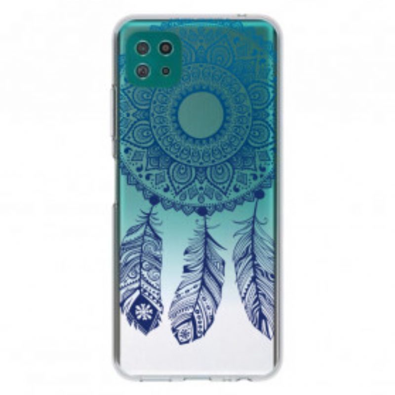 Handyhülle Für Samsung Galaxy A22 5G Einzelnes Blumenmandala