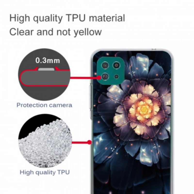 Hülle Für Samsung Galaxy A22 5G Flexible Blumen
