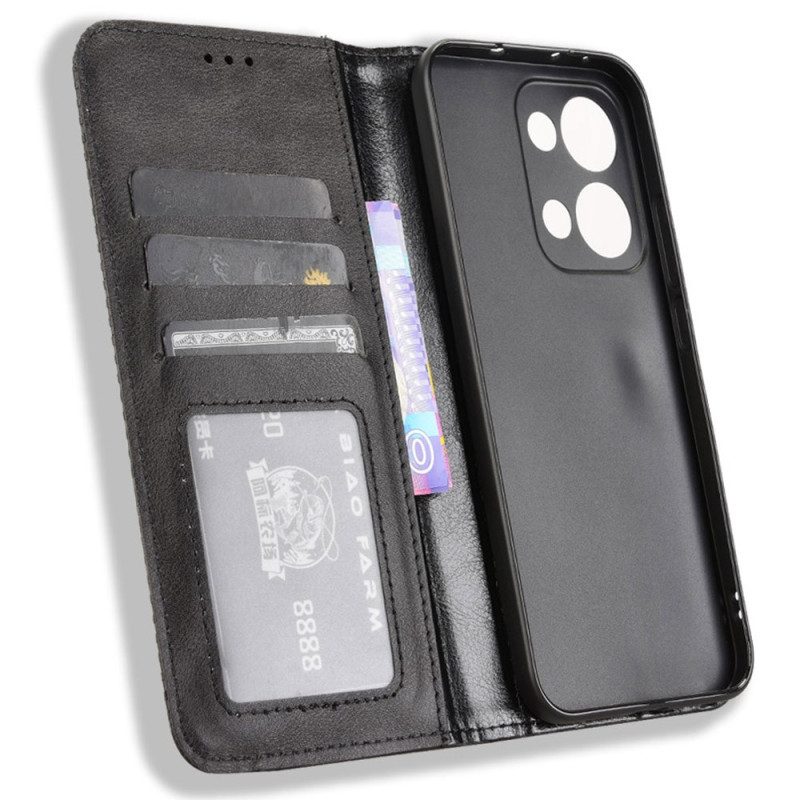 Flip Case Oppo Reno 13 5g Handyhülle Vintage-fries