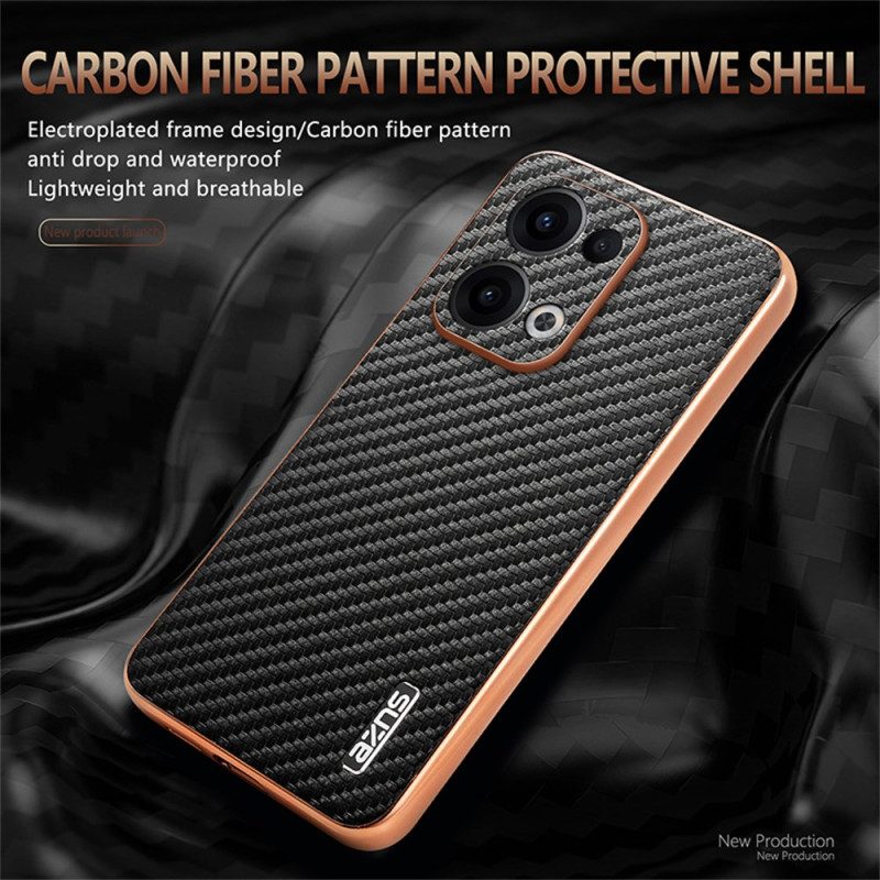 Hülle Oppo Reno 13 5g Gebürstete Kohlefaser (azns)