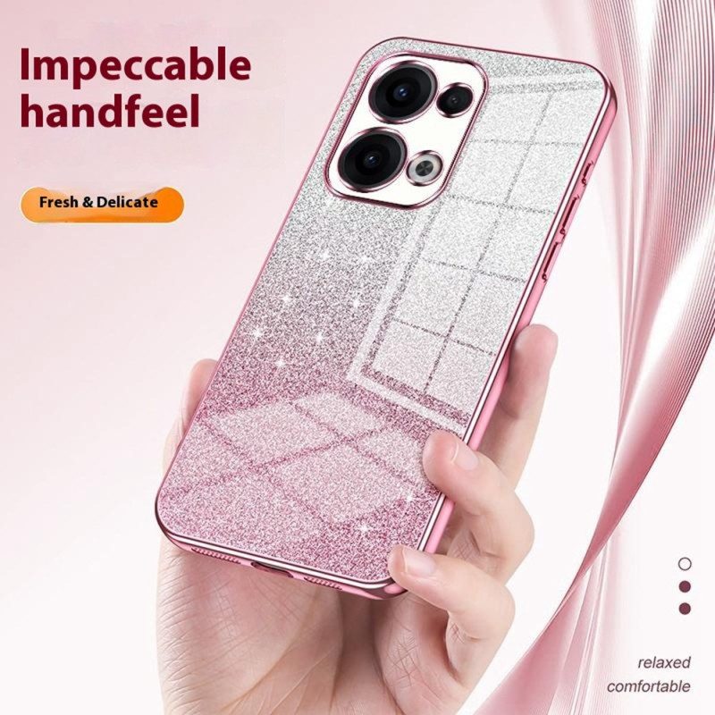Hülle Oppo Reno 13 5g Handyhülle Farbverlauf-glitzer