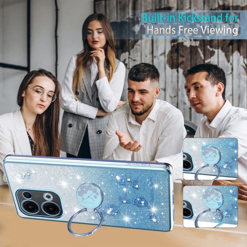 Hülle Oppo Reno 13 5g Handyhülle Strassringhalterung