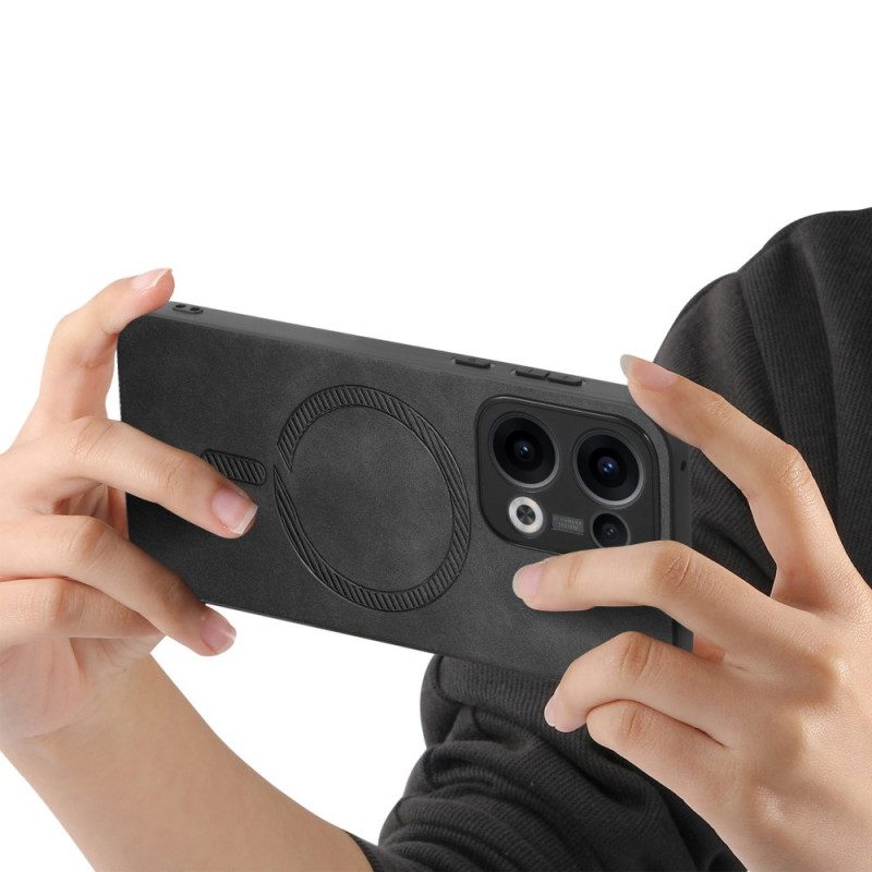 Hülle Oppo Reno 13 5g Magsafe-kompatible Lederoptik