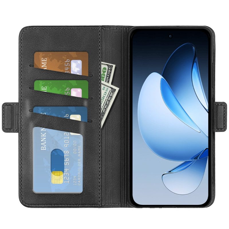 Lederhüllen Für Oppo Reno 13 5g Doppelverschluss