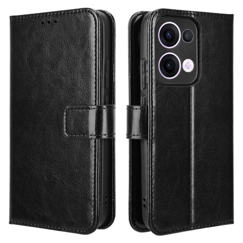 Lederhüllen Oppo Reno 13 5g Auffälliges Kunstleder