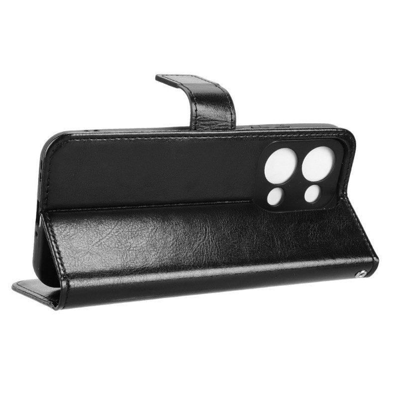 Lederhüllen Oppo Reno 13 5g Auffälliges Kunstleder