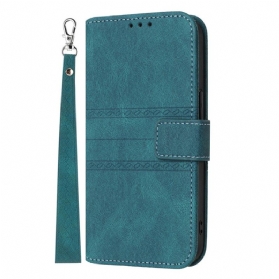 Lederhüllen Oppo Reno 13 5g Doppelfries Mit Riemen