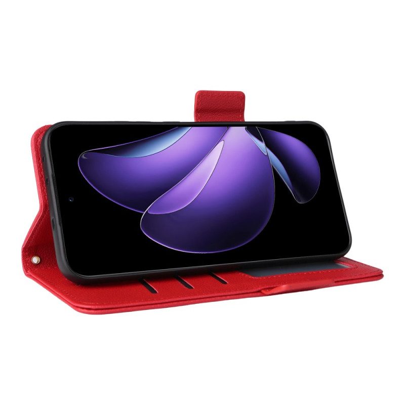 Lederhüllen Oppo Reno 13 5g Handyhülle Armband Aus Kunstleder In Litschi-optik