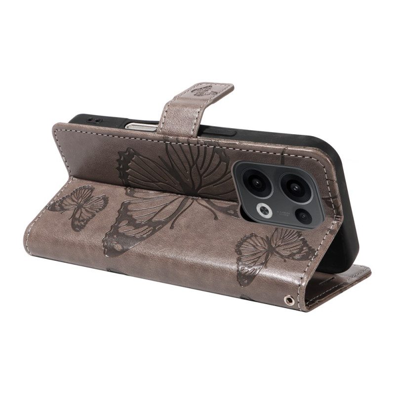 Lederhüllen Oppo Reno 13 5g Riesenschmetterlinge