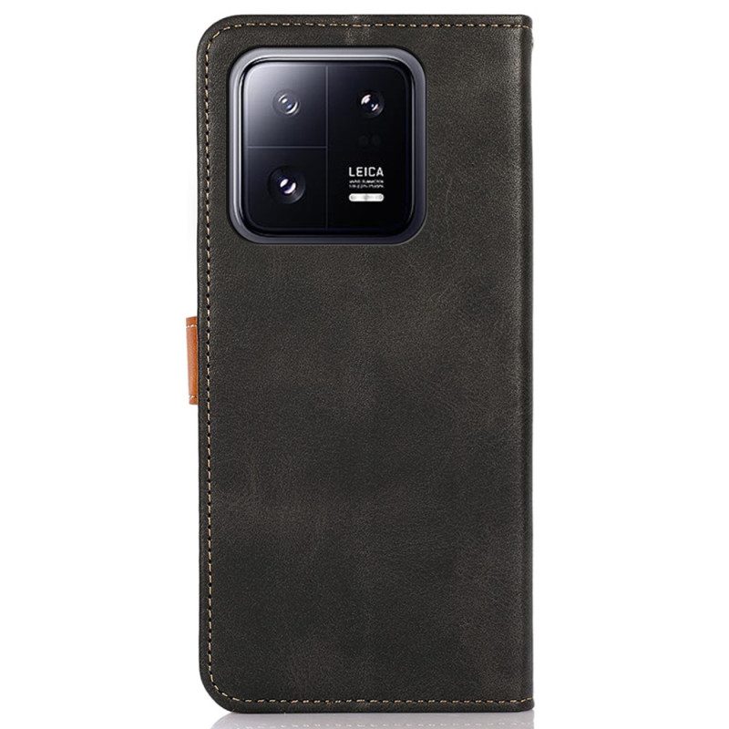 Lederhüllen Für Xiaomi 13 Mit Khazneh-riemen
