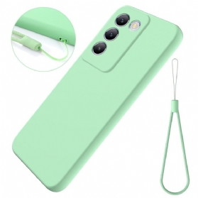 Hülle Vivo V40 Se 5g Flüssigsilikon Mit Trageband