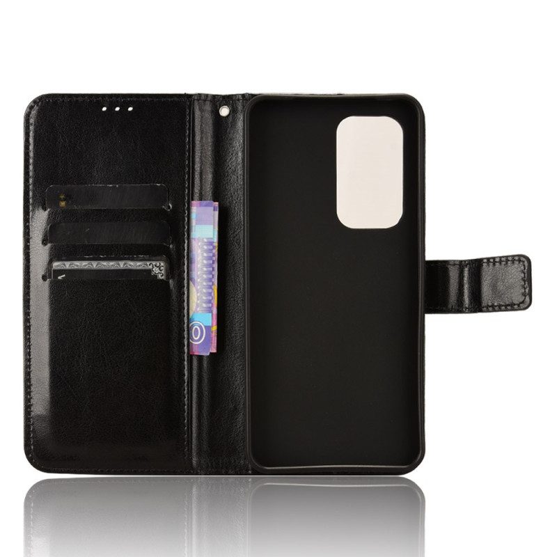 Lederhüllen Für Vivo V40 Se 5g Glänzendes Kunstleder Mit Trageband