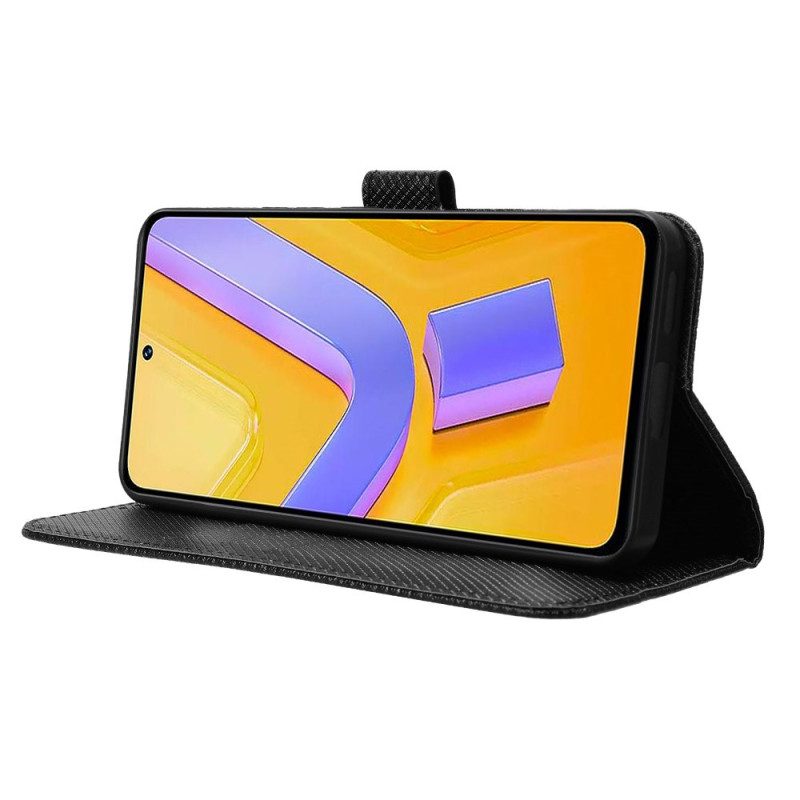 Lederhüllen Vivo V40 Se 5g Diamantstruktur