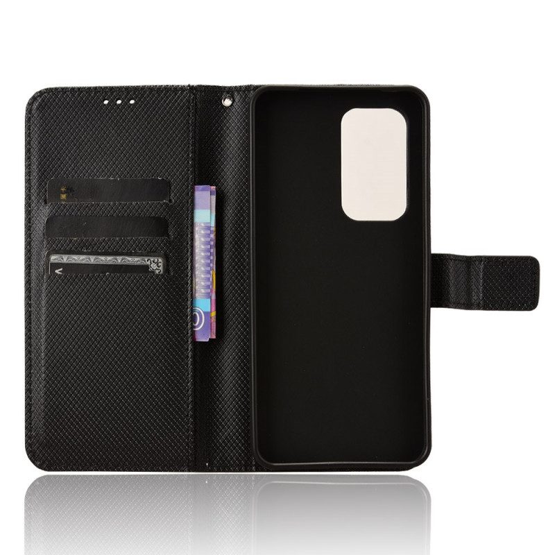 Lederhüllen Vivo V40 Se 5g Diamantstruktur