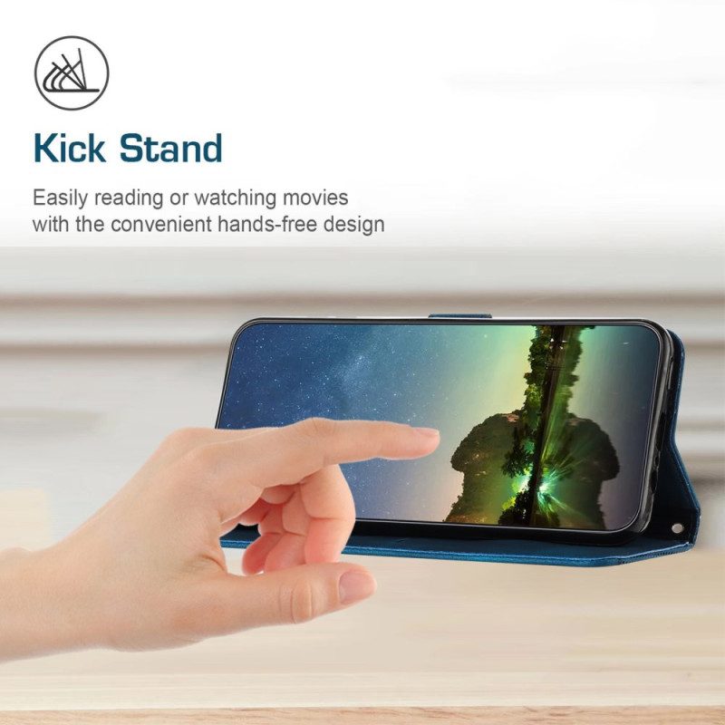 Lederhüllen Vivo V40 Se 5g Handyhülle Dreieckige Streifenmuster