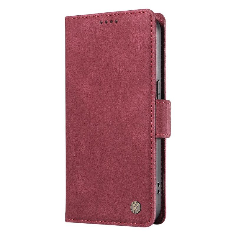 Lederhüllen Vivo V40 Se 5g Yikatu Wildleder Effekt