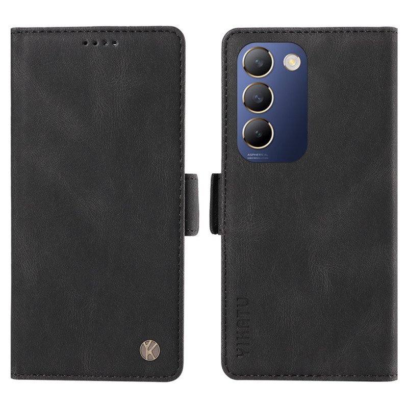 Lederhüllen Vivo V40 Se 5g Yikatu Wildleder Effekt