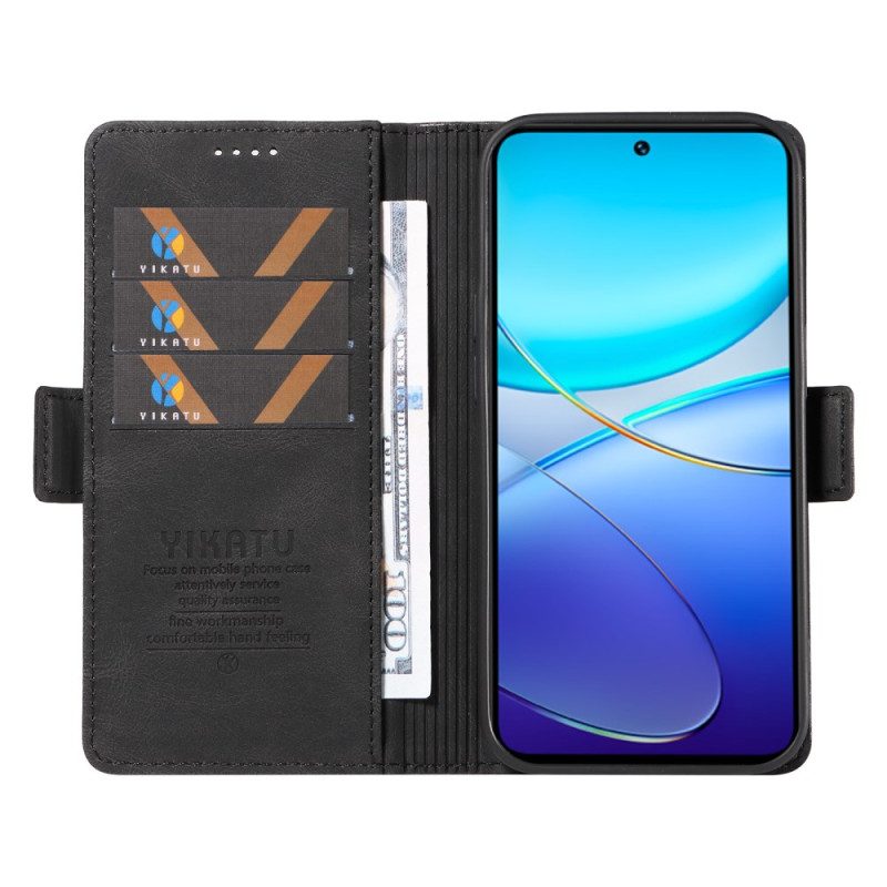 Lederhüllen Vivo V40 Se 5g Yikatu Wildleder Effekt