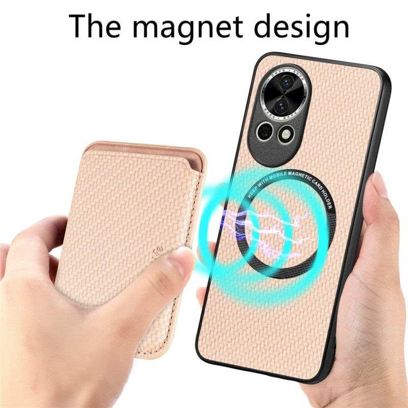 Hülle Huawei Nova 13 Abnehmbarer Magnetischer Kartenhalter