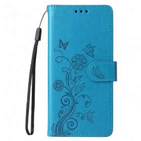 Lederhüllen Für Huawei Nova 13 Blumenmuster