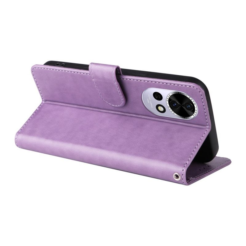 Lederhüllen Für Huawei Nova 13 Blumenmuster