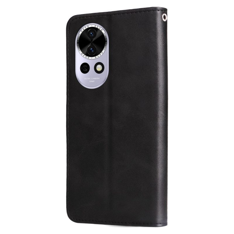 Lederhüllen Für Huawei Nova 13 Reißverschlusstasche