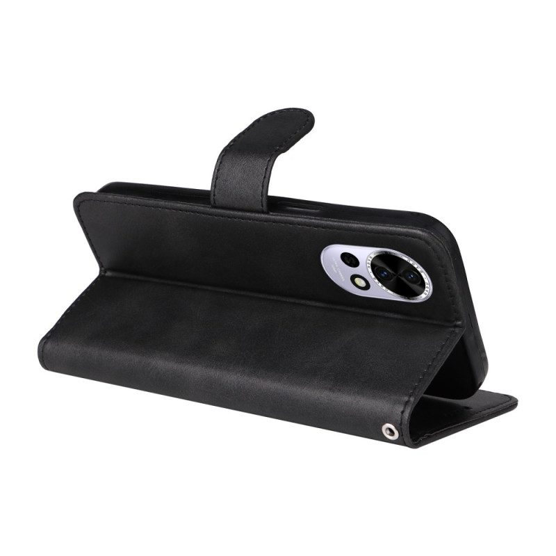 Lederhüllen Huawei Nova 13 Handyhülle Kunstlederriemen