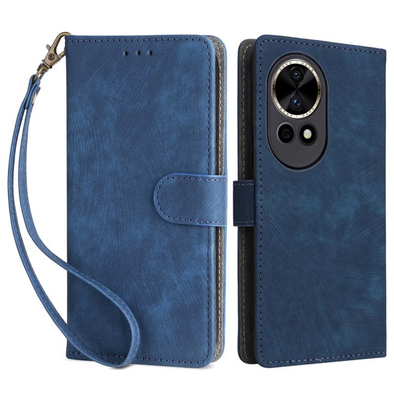 Lederhüllen Huawei Nova 13 Rfid-geldbörse In Wildlederoptik