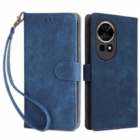 Lederhüllen Huawei Nova 13 Rfid-geldbörse In Wildlederoptik