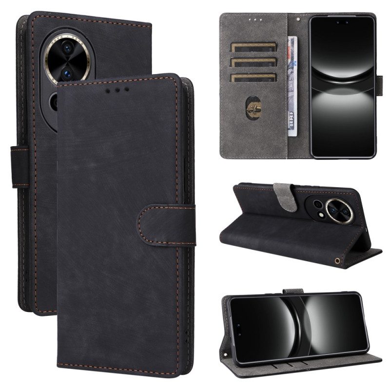 Lederhüllen Huawei Nova 13 Rfid-geldbörse In Wildlederoptik