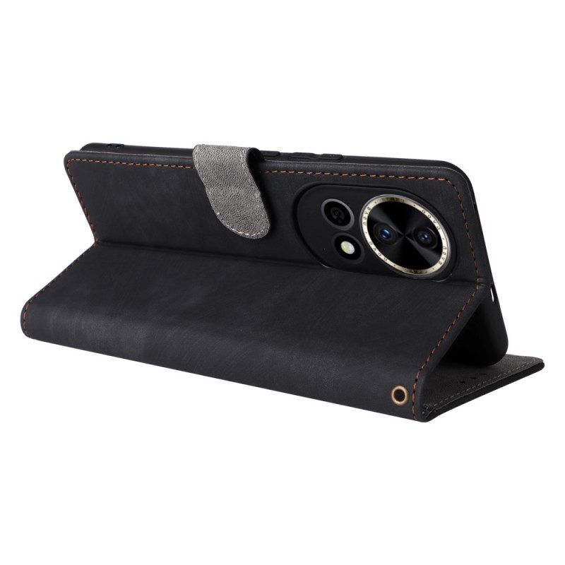 Lederhüllen Huawei Nova 13 Rfid-geldbörse In Wildlederoptik