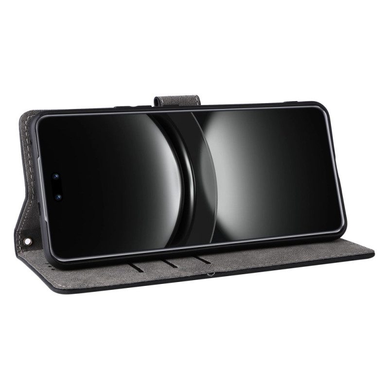 Lederhüllen Huawei Nova 13 Rfid-geldbörse In Wildlederoptik