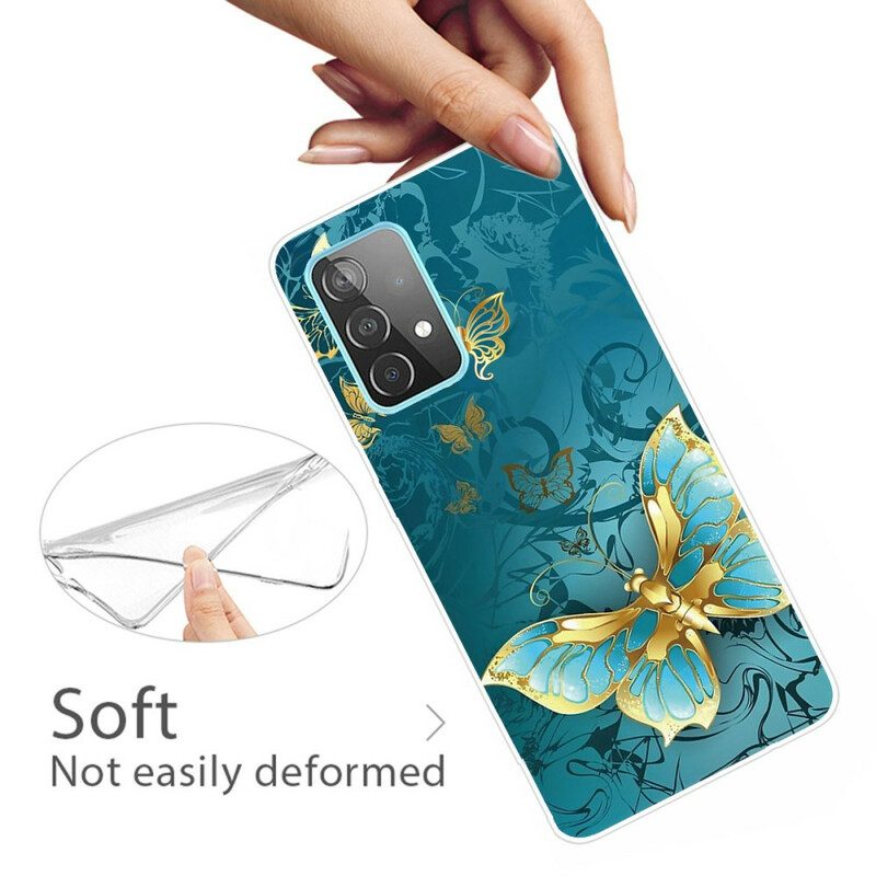 Hülle Für Samsung Galaxy A72 4G / A72 5G Flexible Schmetterlinge