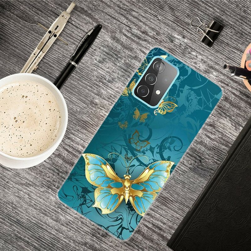 Hülle Für Samsung Galaxy A72 4G / A72 5G Flexible Schmetterlinge