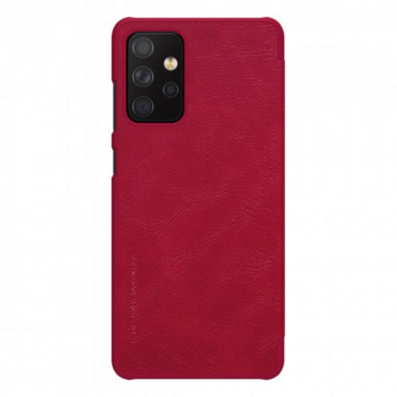 Schutzhülle Für Samsung Galaxy A72 4G / A72 5G Flip Case Nillkin Qin-serie