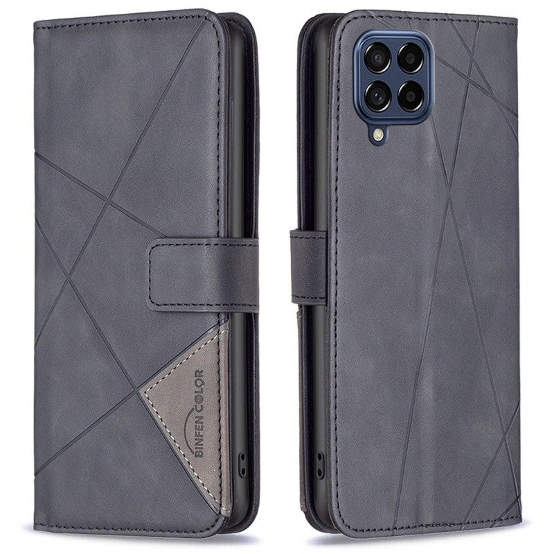Lederhüllen Für Samsung Galaxy M53 5G Binfen-farbdreiecke