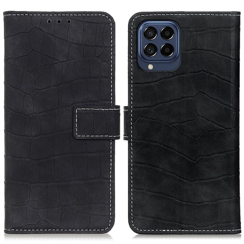 Lederhüllen Für Samsung Galaxy M53 5G Krokodilkraft