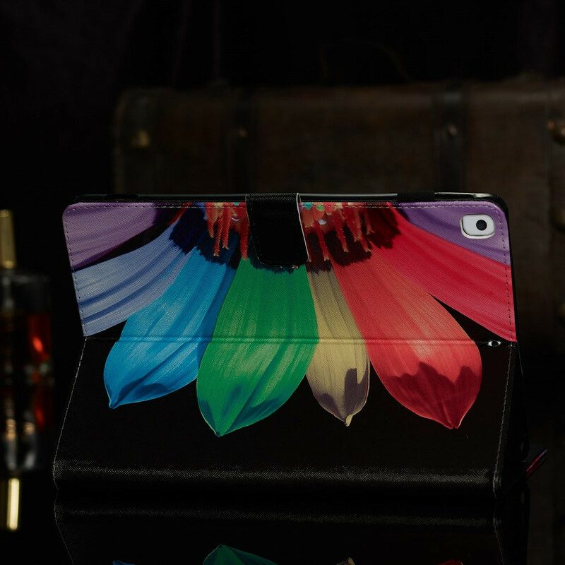 Lederhüllen Für iPad 10.2" (2020) (2019) Blumenfarbe