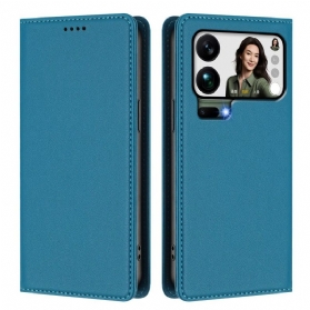 Flip Case Für Xiaomi 17 Pro Max Magnetverschluss Und Rfid-schutz Schutz