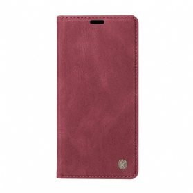 Flip Case Für Xiaomi 17 Pro Max Yikatu-wildlederoptik