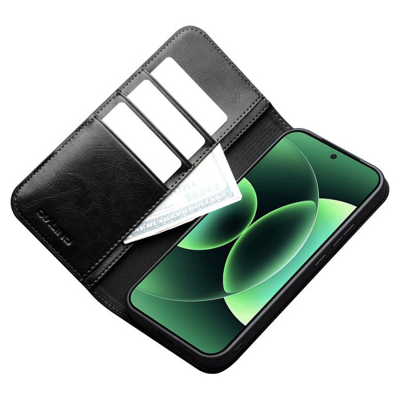 Flip Case Xiaomi 17 Pro Max Handyhülle Qialino Echtleder